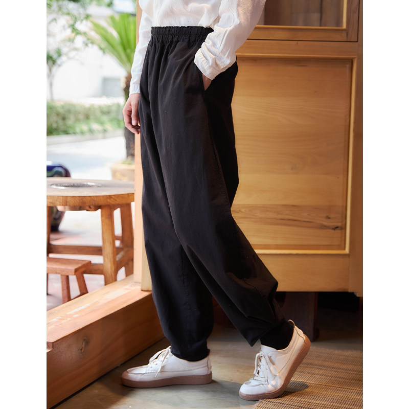 【照本堂】2025冬季新款男装棉麻16支休闲舒适收脚长裤男M22809,淘宝优惠券,粉丝福利购,淘宝优惠卷