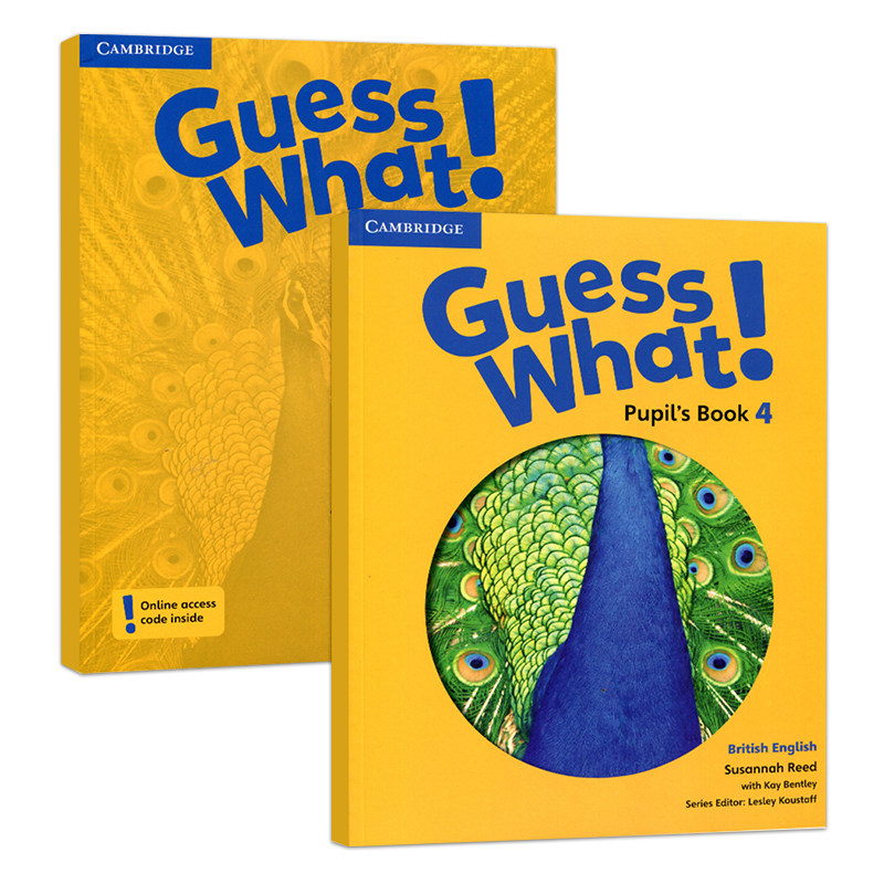 麦凯思图书 原版进口小学少儿英语教材guess What 4 Pupil S Book Activity Book学生套装四年级主课本cambridge剑桥大学出版 趣品店