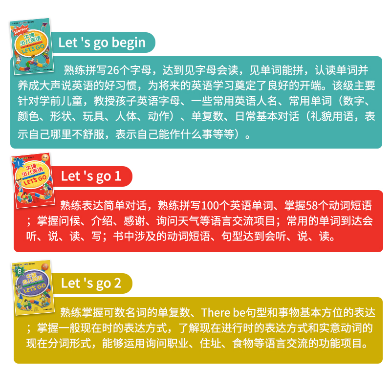 原版进口Lets go第二版牛津少儿英语let's go学生课本练习册CD小学英语培训班教材letsgo牛津少儿英语 - 图2