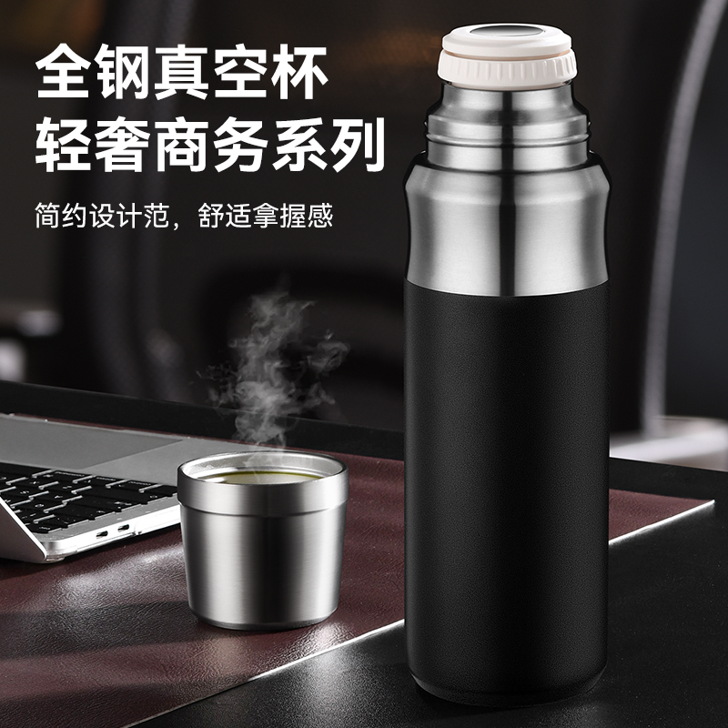 大容量316不锈钢保温杯男款2025年新款高颜值车载泡茶水杯子全钢 - 图2