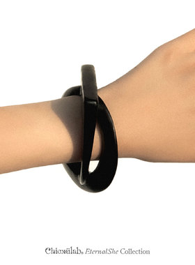 奇虚乐Chicxūlab 方圆契Squircle 黑檀手镯