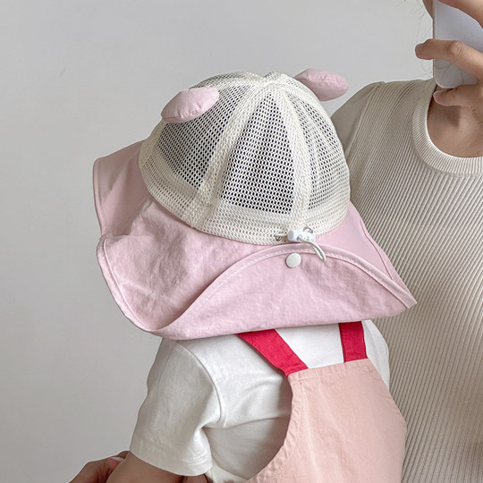 Sombrero del sol infantil Summer Sombrero Sol Sol Boy Girl Gat Sun Baby Baby Baby Fisherman Gat NUEVO ESTILO