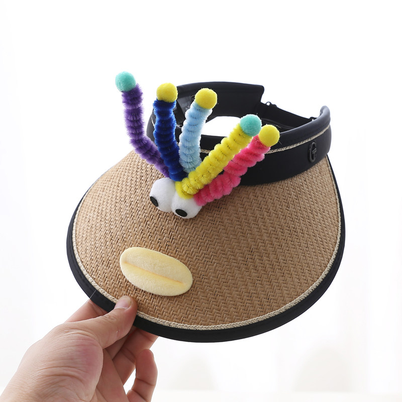 儿童帽子夏季宝宝遮阳帽防晒帽男童太阳帽女童空顶帽大檐帽渔夫帽,淘宝优惠券,粉丝福利购,淘宝优惠卷