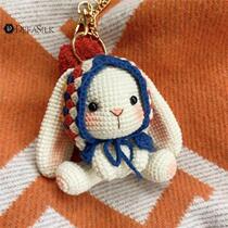Hand Grandmother G Large Ears Rabbit Crochet Diy Material Bag Pure Hand Pituitary Ear Rabbit Doll Ben Life Cute