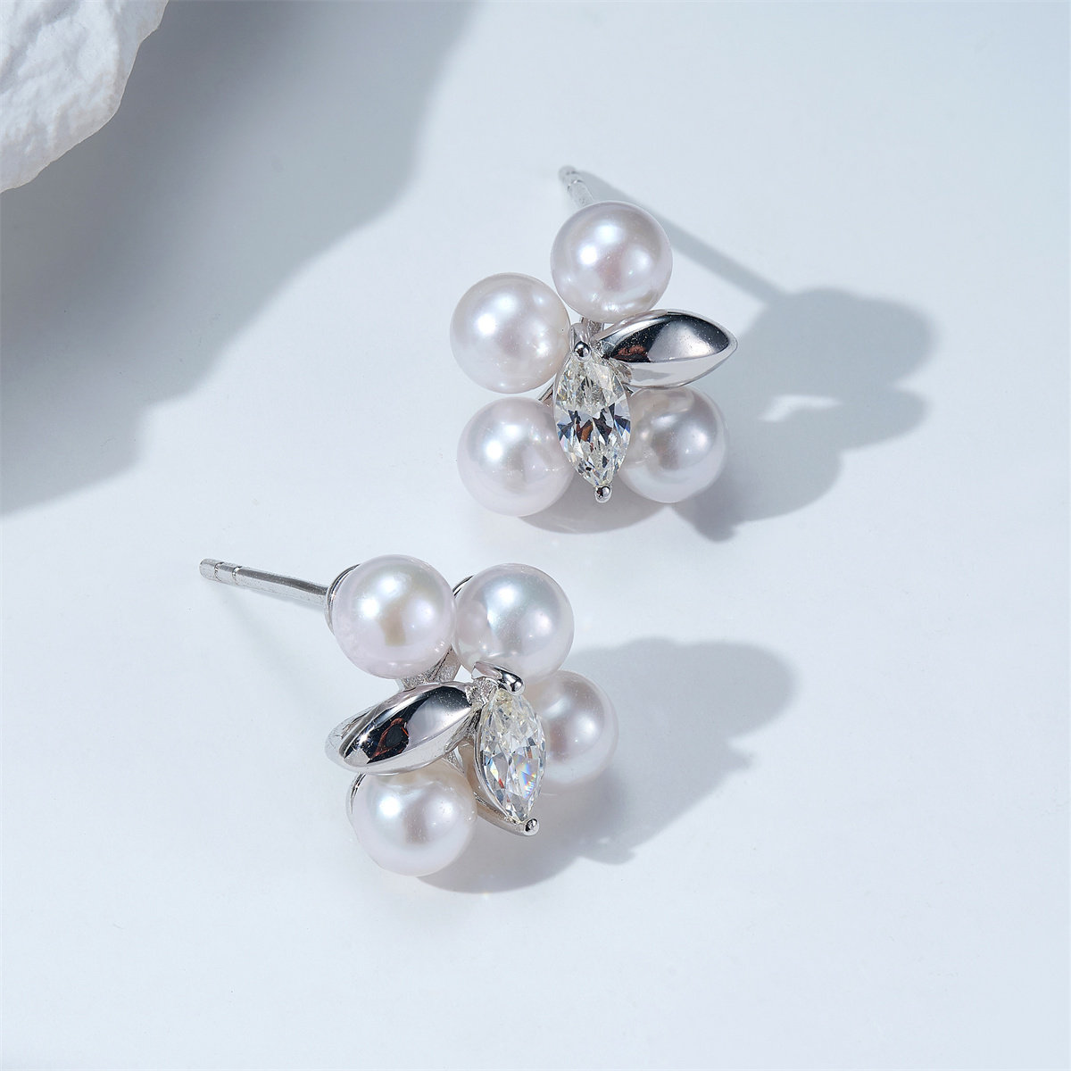 Meluxe美奈清晨露滴akoya海水珍珠耳饰耳钉送女友轻奢高级感时尚,淘宝优惠券,粉丝福利购,淘宝优惠卷