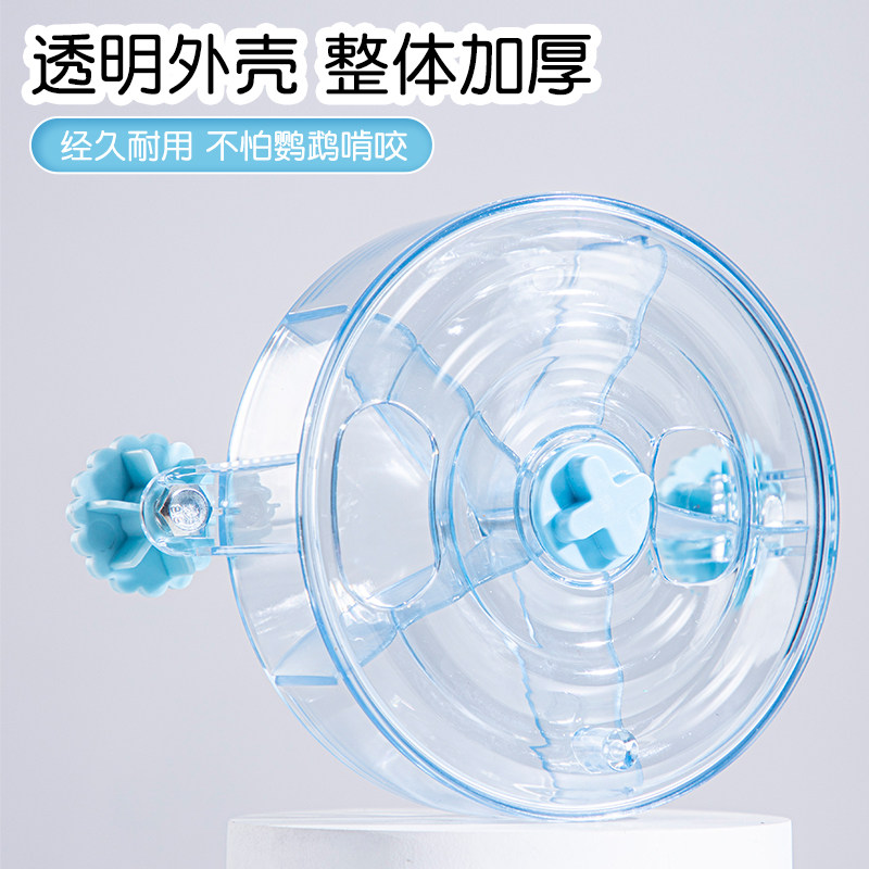 鹦鹉喂食器鸟用玩具虎皮玄凤旋转觅食盒防溅牡丹专用解闷啃咬用品,淘宝优惠券,粉丝福利购,淘宝优惠卷