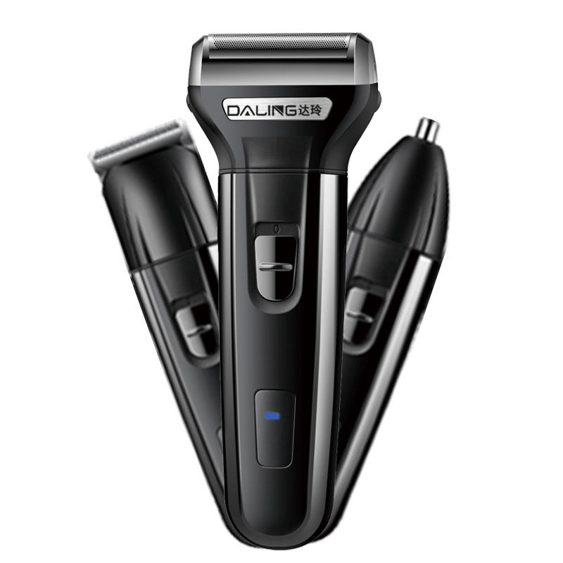 三合一电动男光头神器往复式一体机 达玲个人护理剃须刀