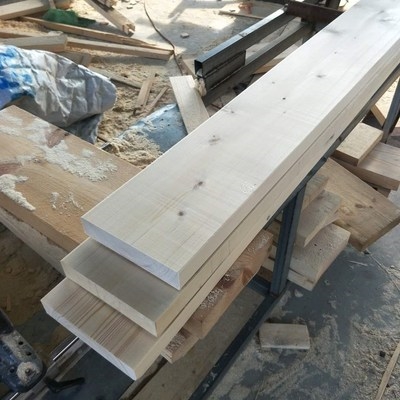 床框板床板木板实木杉木手工木方抛光3.5*17木料松木床边阁楼板 - 图1