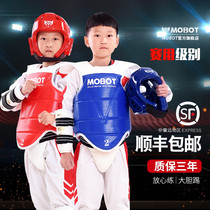 Le nouveau jeu de protection de taekwondo de MOBOTO de cinq ensembles de concours déquipement de combat pour enfants suit sept pièces de huit ensembles