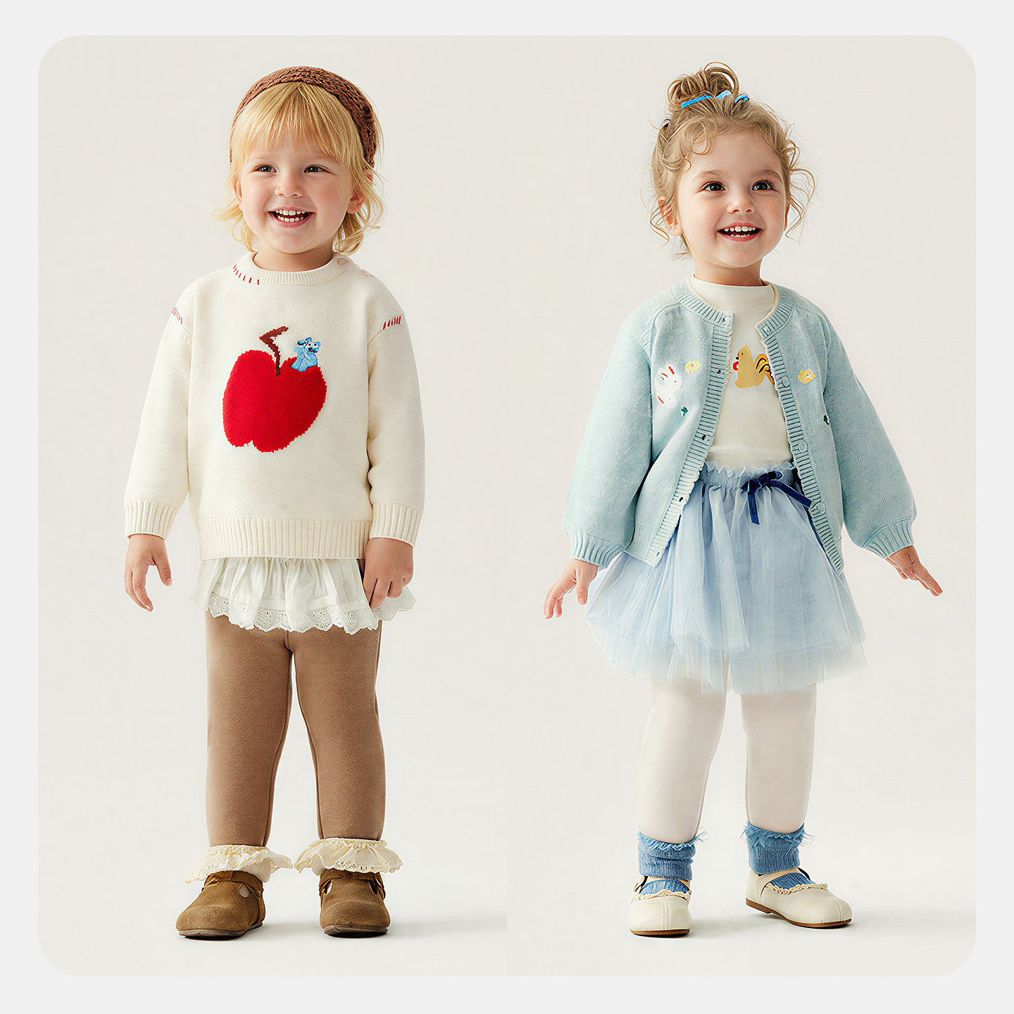 迷你巴拉巴拉女童打底裤儿童亲肤保暖柔软内里抓绒裤子2025冬新款,淘宝优惠券,粉丝福利购,淘宝优惠卷