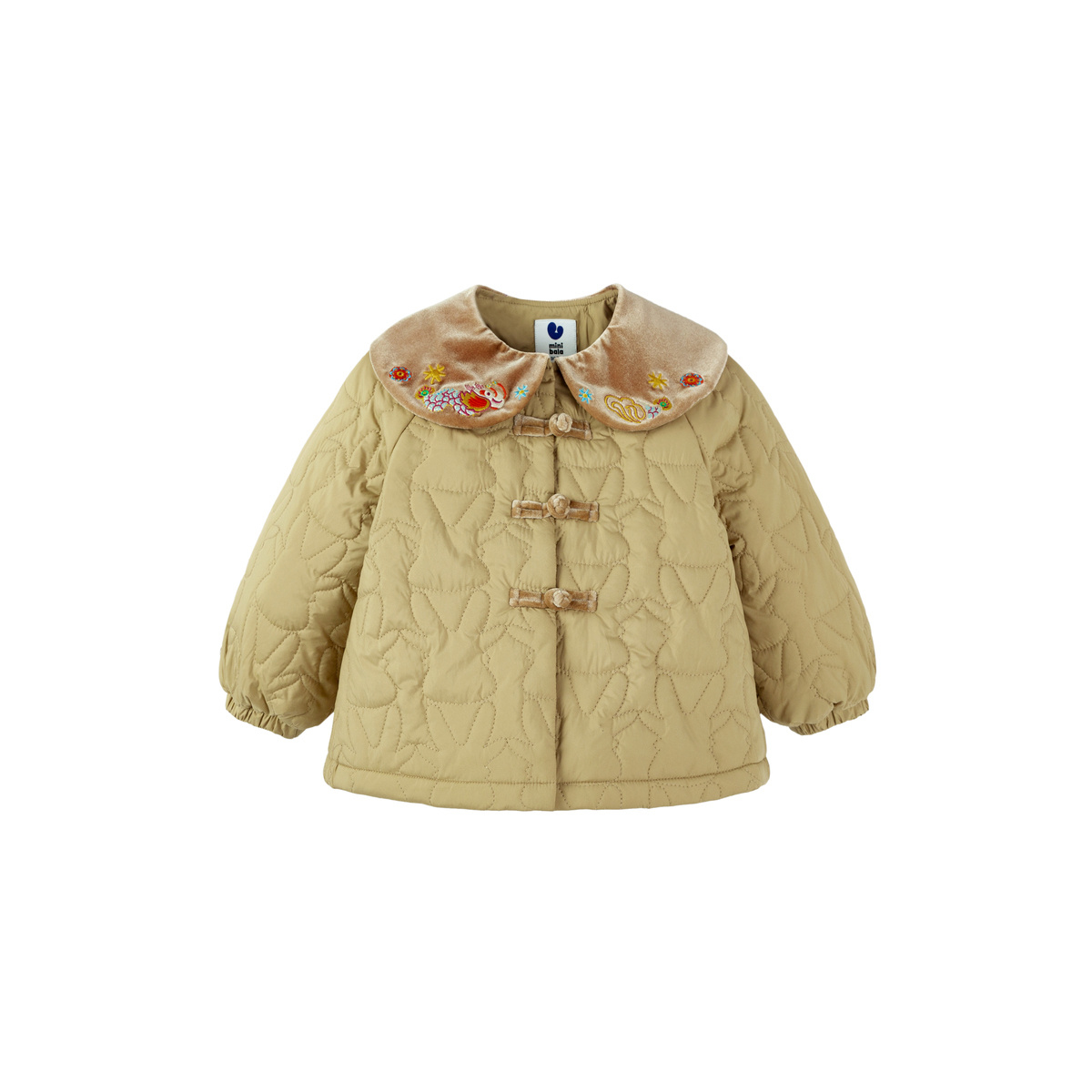 【龙年非遗联名】迷你巴拉巴拉女童棉服宝宝新年服棉衣儿童外套 - 图3