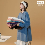 Хлопковый лонгслив для работы, футболка, делается под заказ, с печатью вашего логотипа