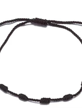 7结幸运手链简约个性手工编织情侣友谊手绳