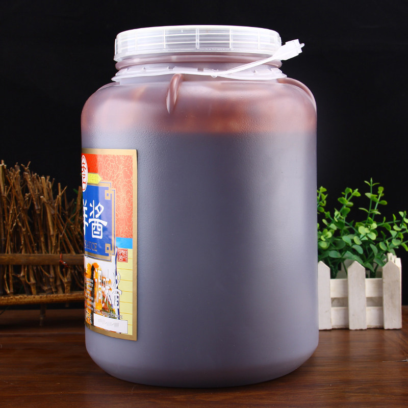 安记海鲜酱7kg涮锅蘸料手抓饼早餐烧烤腌制红烧肉炒菜大桶餐饮装