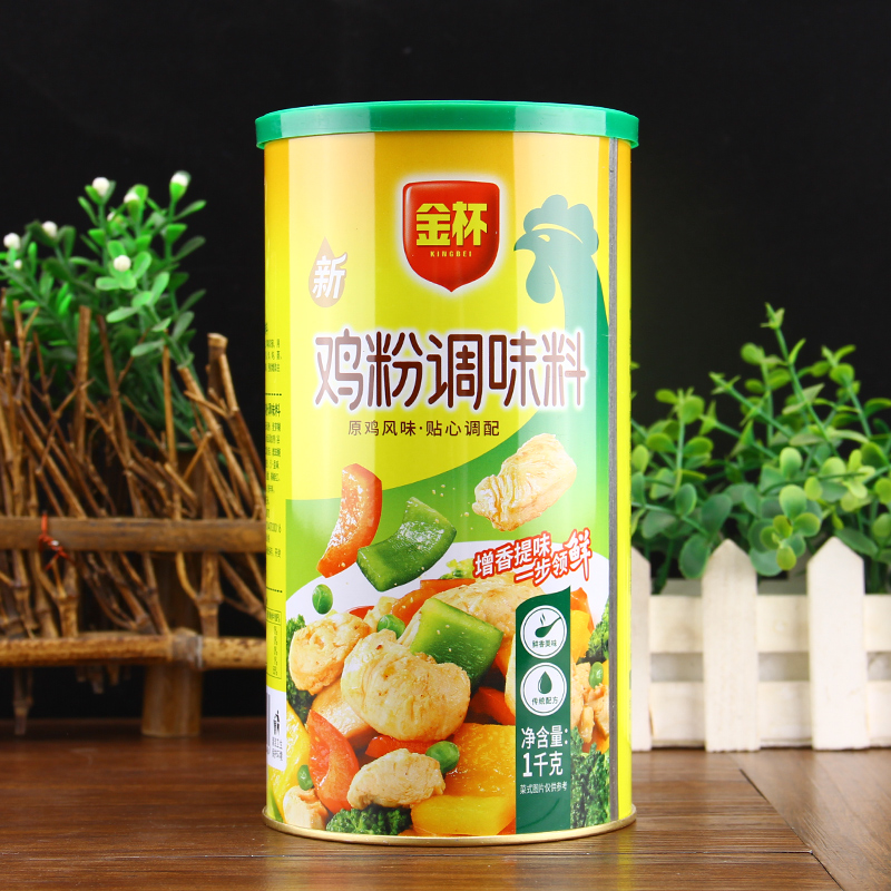 粤师傅金杯厨师鸡粉调味料1kg*12罐餐饮煲汤炒菜腌制味精商用增鲜