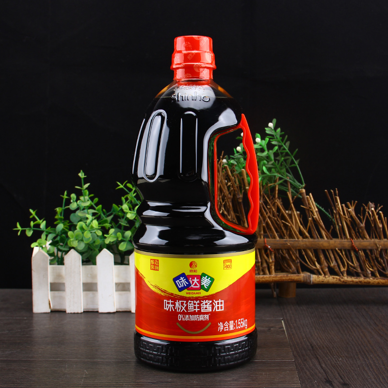 欣和味达美味极鲜酱油1.55kg特级酱油商用生抽凉拌炒菜调味料
