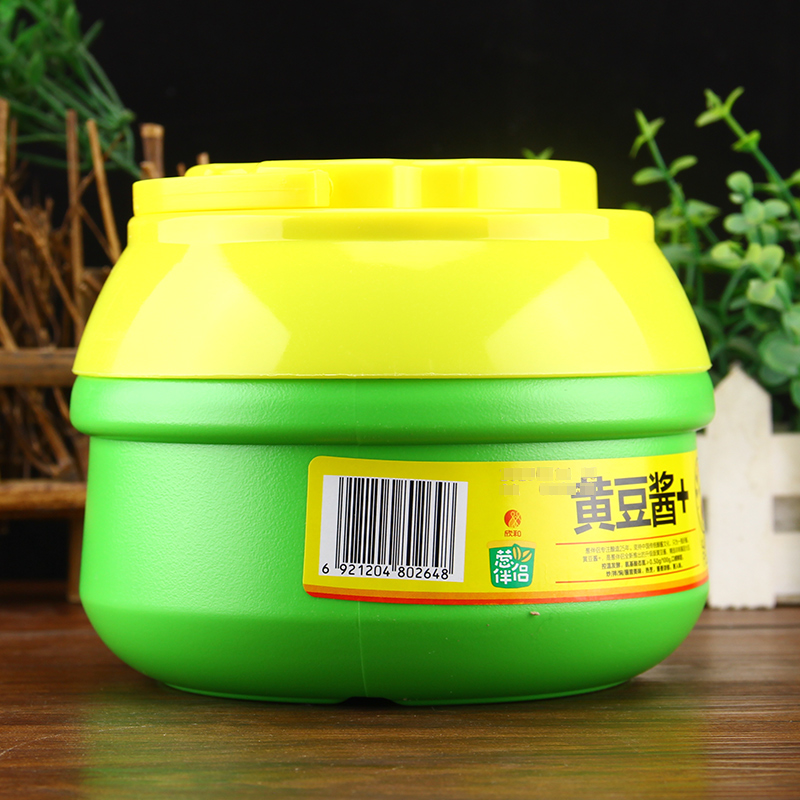 欣和葱伴侣黄豆酱1.5kg*6桶 商用夹馍煎饼蘸酱炒菜拌面东北大酱