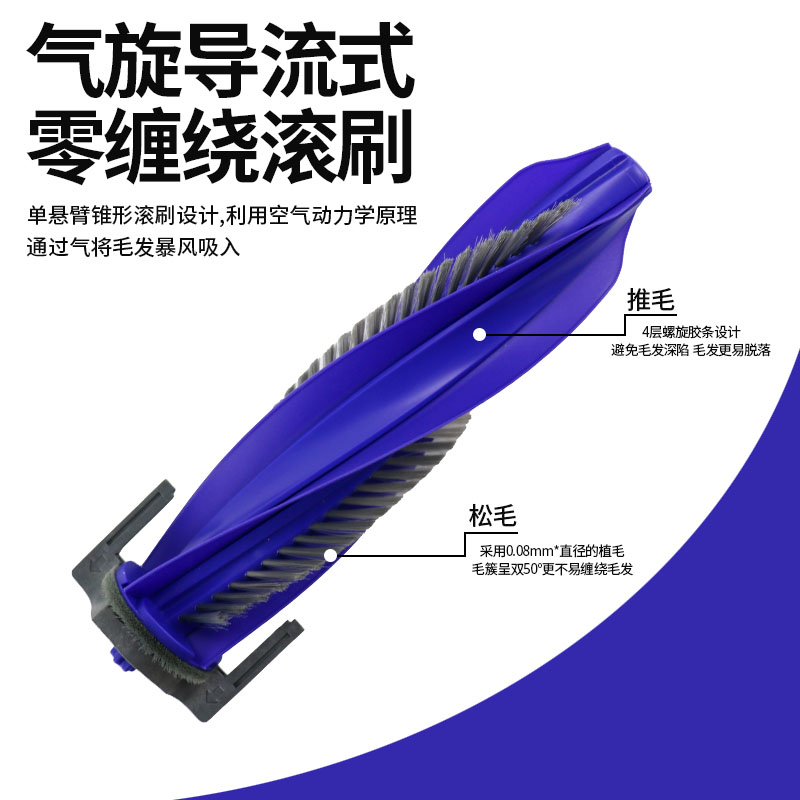适配云鲸逍遥002扫地机器人耗材边刷滚刷履带抹布滤网集尘袋配件 - 图0