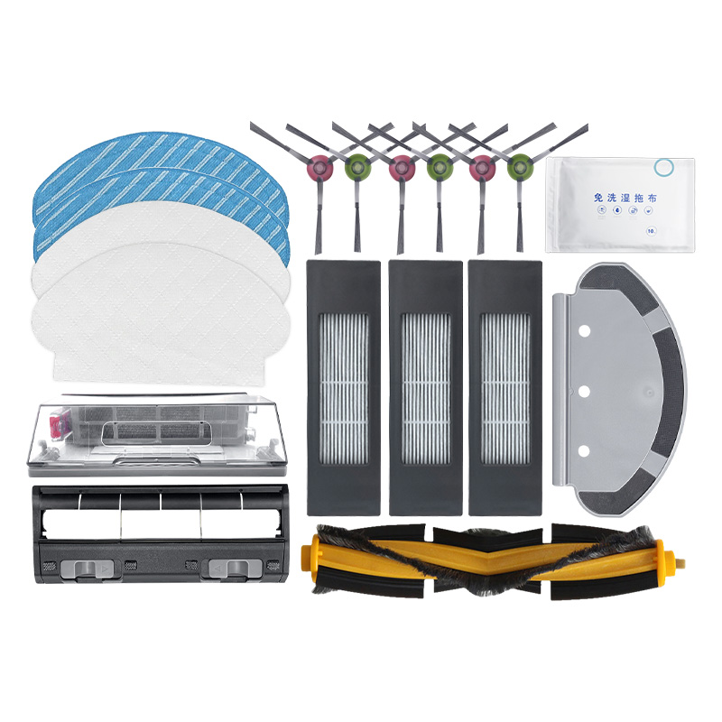 适配科沃斯N8扫地机器人T5 DJ65 DX55边刷滤网盒滚刷盖板抹布配件 - 图3
