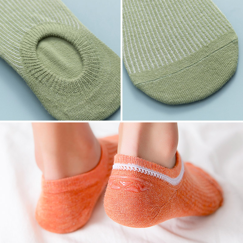 潮夏天浅口硅胶防滑不掉跟纯色船袜 恋琼思短袜/打底袜/丝袜/美腿袜