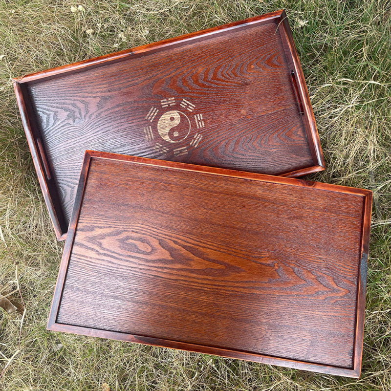 太极八卦木托盘香炉进达九天盘贡盘道场道家用品先天后天长方形大,淘宝优惠券,粉丝福利购,淘宝优惠卷