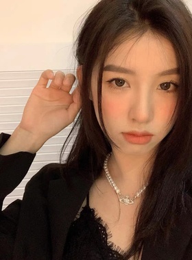 星球珍珠项链女轻奢小众设计感