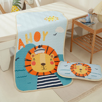 Kindergarten Special Cool Mat Latex Dual-use Mattresses Summer Children Nap Non-slip Folding Universal Baby Ice Silk Mat