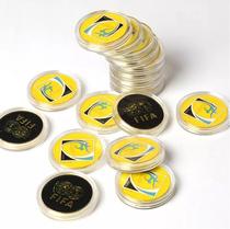 Football Match Referee Picks Edge Instrumental Coins Basketball Badminton Professional Refereeing Supplies Double Sided Side Selection Side Thrower