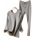DeRong thermal underwear men's autumn clothes and autumn pants men's suit winter