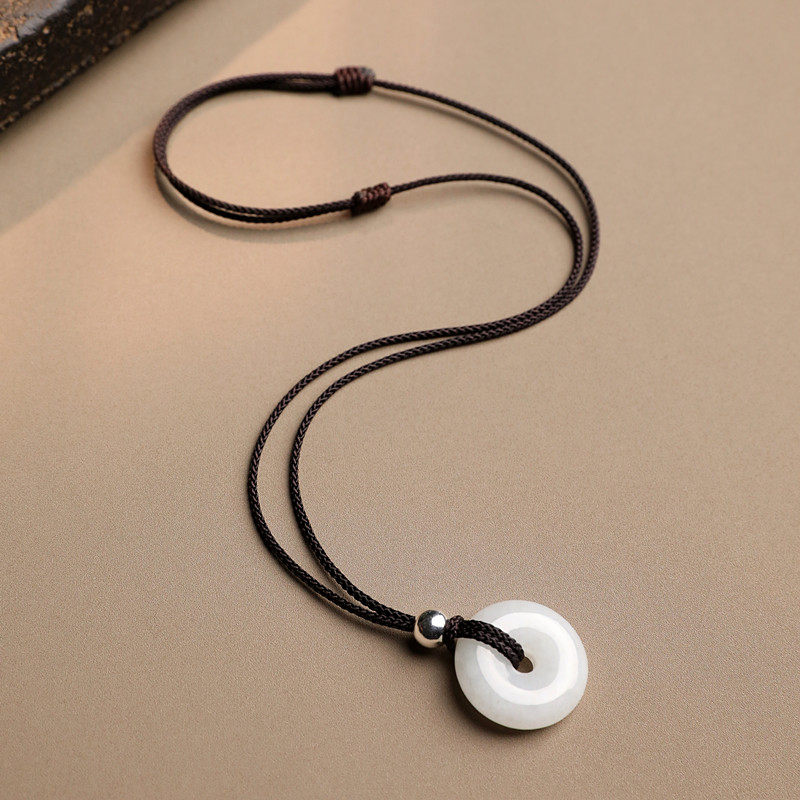 戒指平安扣挂绳免绑吊坠绳项链绳子可调节绳细款和田玉面包圈绳子,淘宝优惠券,粉丝福利购,淘宝优惠卷