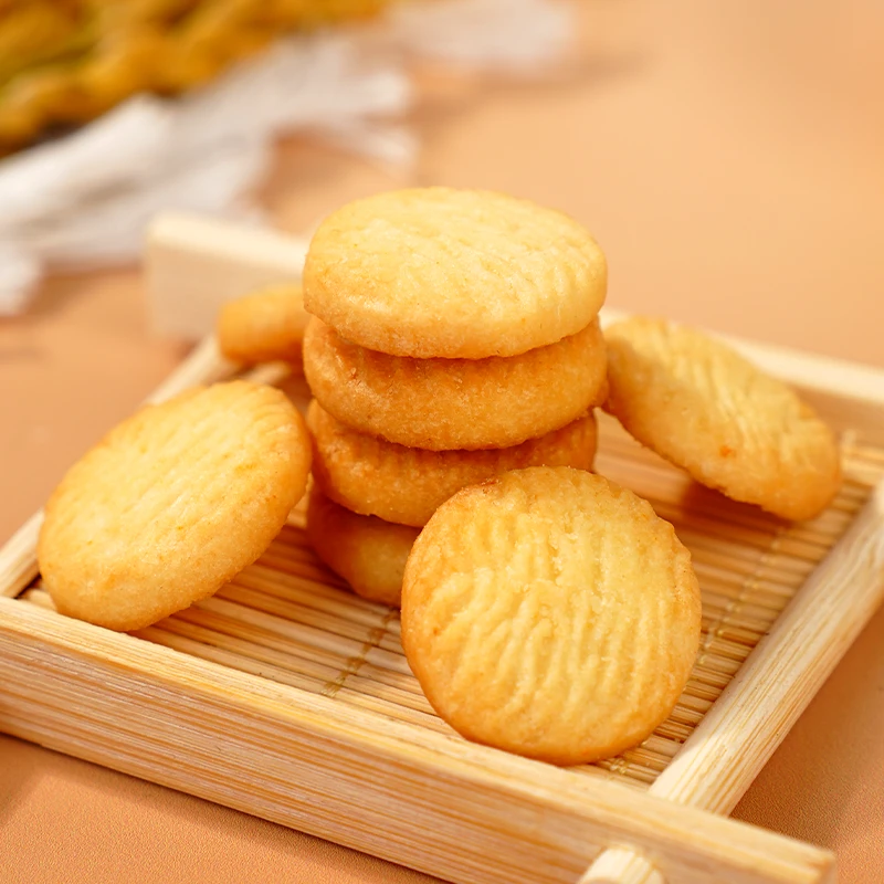 猴头菇饼干小圆饼袋装无加蔗糖营养休闲早餐儿童零食健康休闲食品