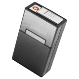 Портсигар, креативная портативная металлическая водонепроницаемая зажигалка с зарядкой