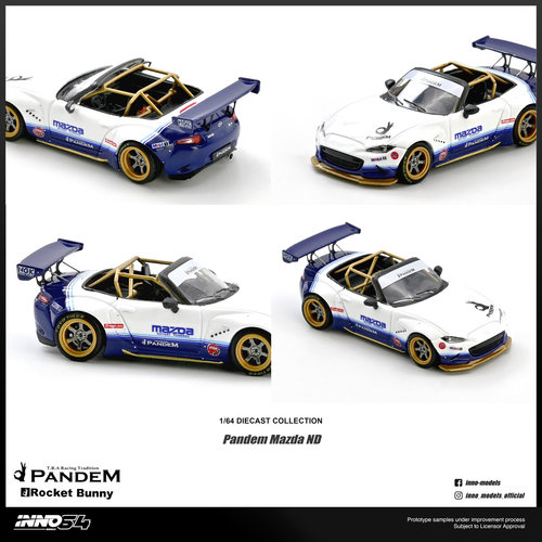 [Oseky]INNO 马自达 Mazda MX5 ND Miata 火箭兔 V1.0 合金 1:64 - 图0