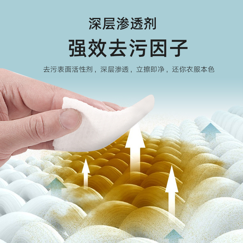 多功能擦羽绒服清洁湿巾定制去污渍免水洗擦拭棉衣干洗去油湿纸巾