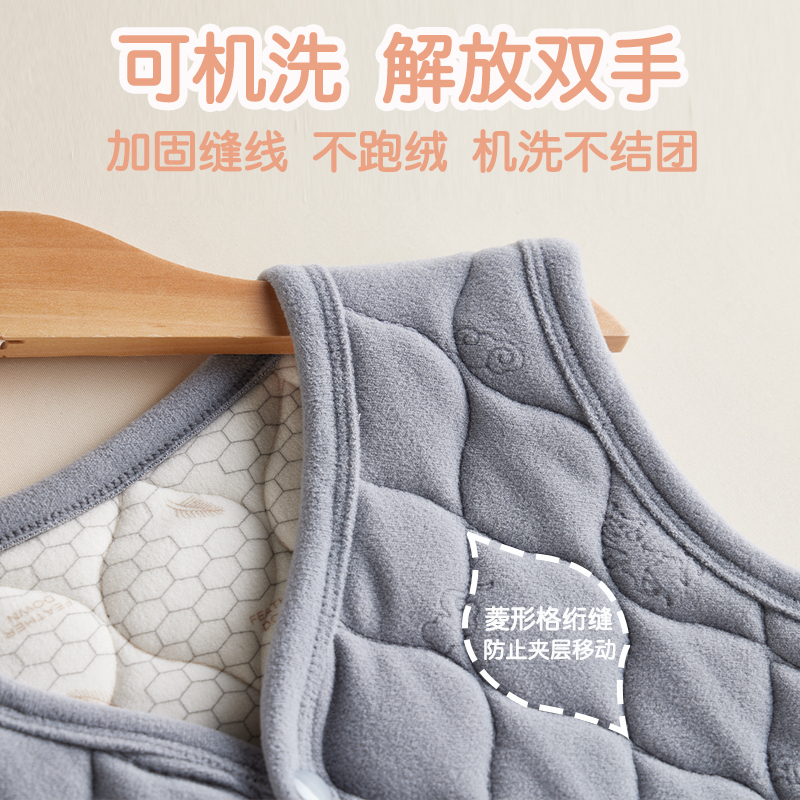 儿童马甲男女童校服神器内搭保暖背心款加绒加厚中大童学生秋冬装