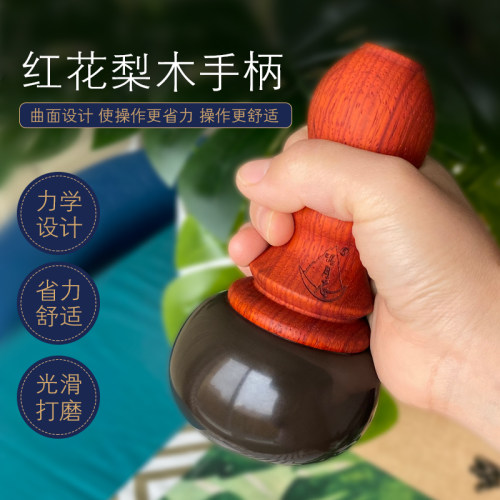 鸣月石旗舰店砭石温灸仪刮痧按摩器能量石艾灸家用推拿暖宫美容院 - 图2