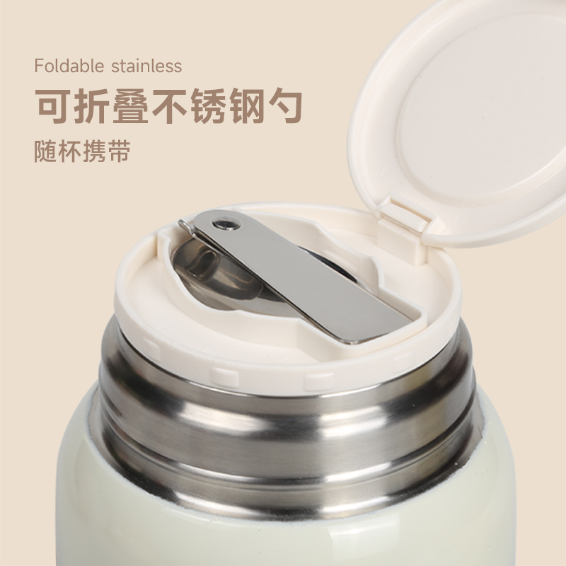 Binking焖烧杯316不锈钢内胆上班族保温水杯饭盒银耳羹伴侣闷粥桶 - 图2