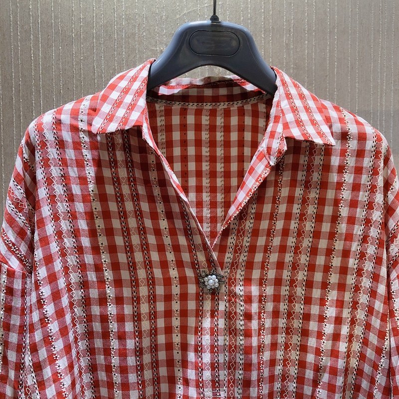 阿玛施旗舰店官网2020春新款ol衬衫 蝶目衬衫