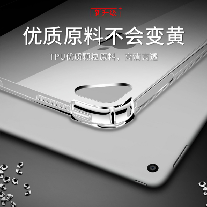 适用于iPadmini5保护套迷你4苹果平板mini1/2/3全包透明硅胶壳2019款迷你5气囊防摔mini4超薄简约7.9寸软外壳 - 图2