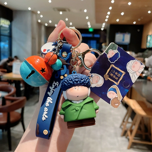 Брелок, изысканные ключи от машины для влюбленных, кукла, подвеска