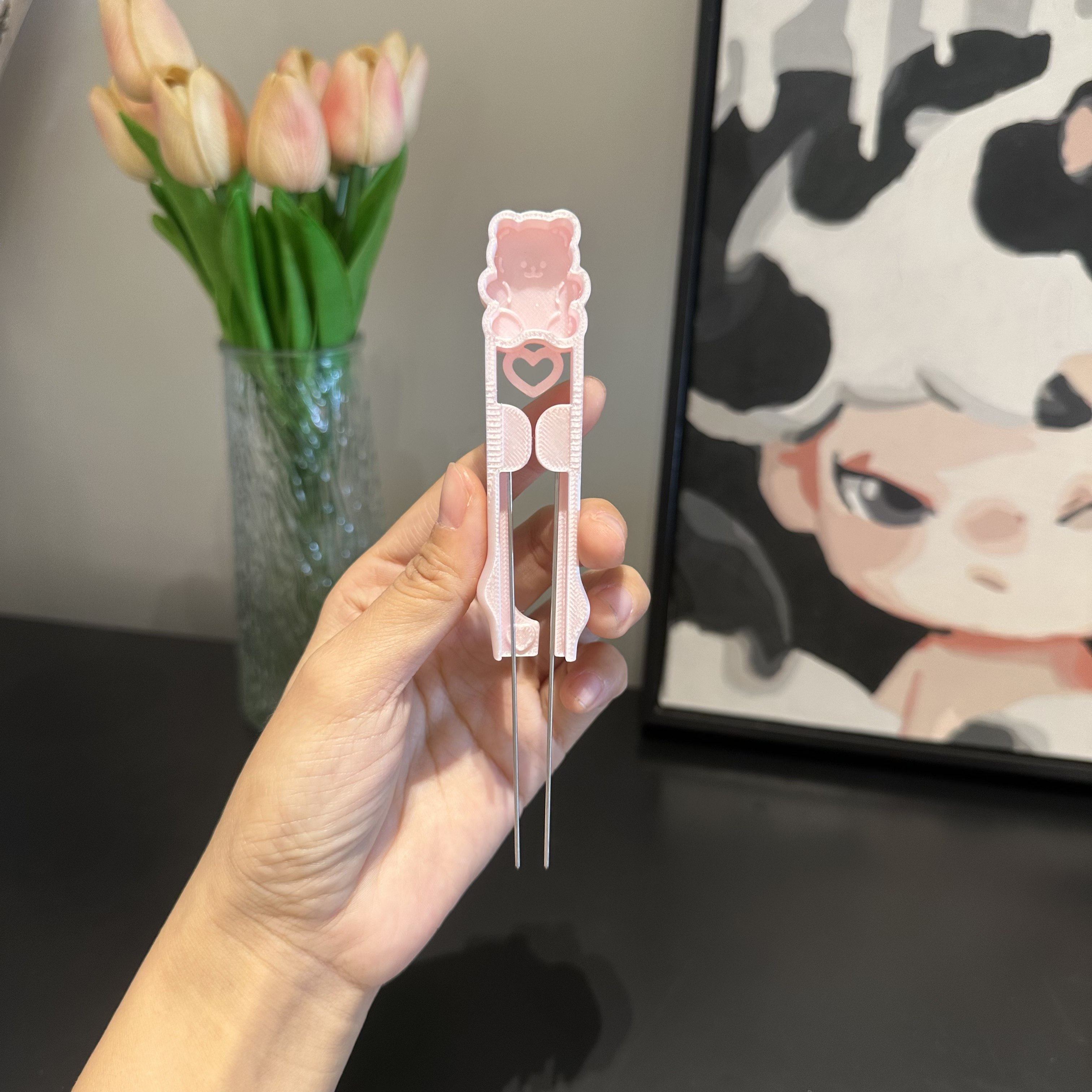 泡芙卷双针镊子60软糖熊拼豆笔拼豆长镊子拼豆铲拼豆工具拼豆神器,淘宝优惠券,粉丝福利购,淘宝优惠卷