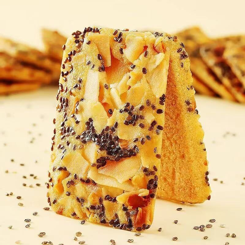 奇亚籽红枣山药椰子脆酥脆浓郁椰香解馋健康休闲零食T