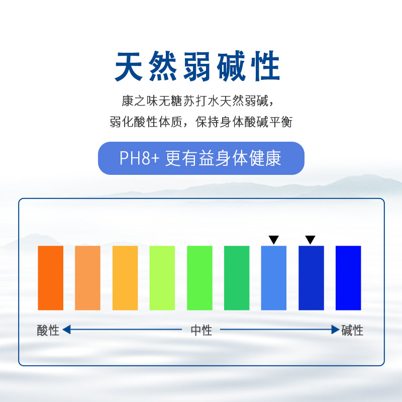 康之味无糖苏打天然水0脂低卡饮料弱碱平衡矿泉水苏打无气饮用水 - 图2