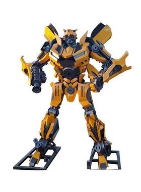 铁艺定制大黄蜂擎天柱变形金刚雕像电影院汽车店招牌迎宾雕塑摆件