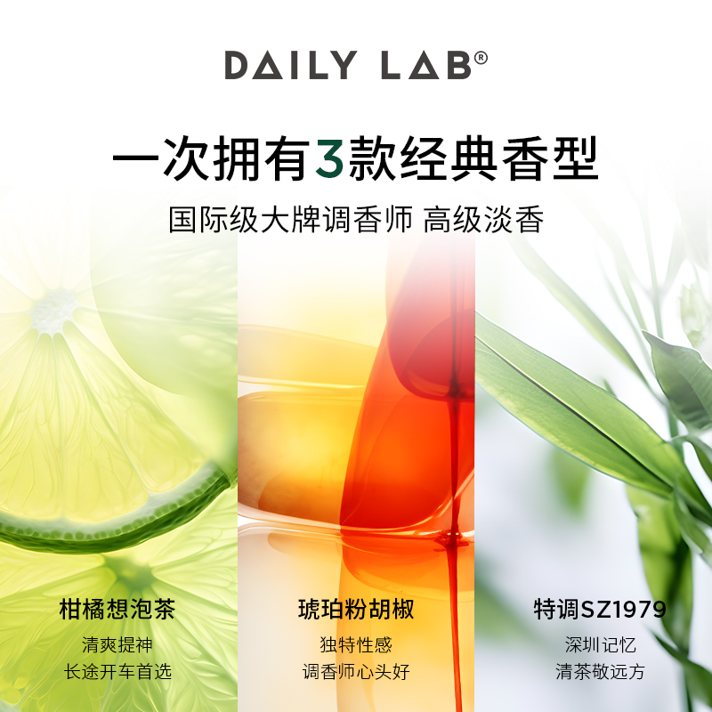 daily lab小巨蛋车载香薰汽车香水 DAILY LAB香薰条/棒