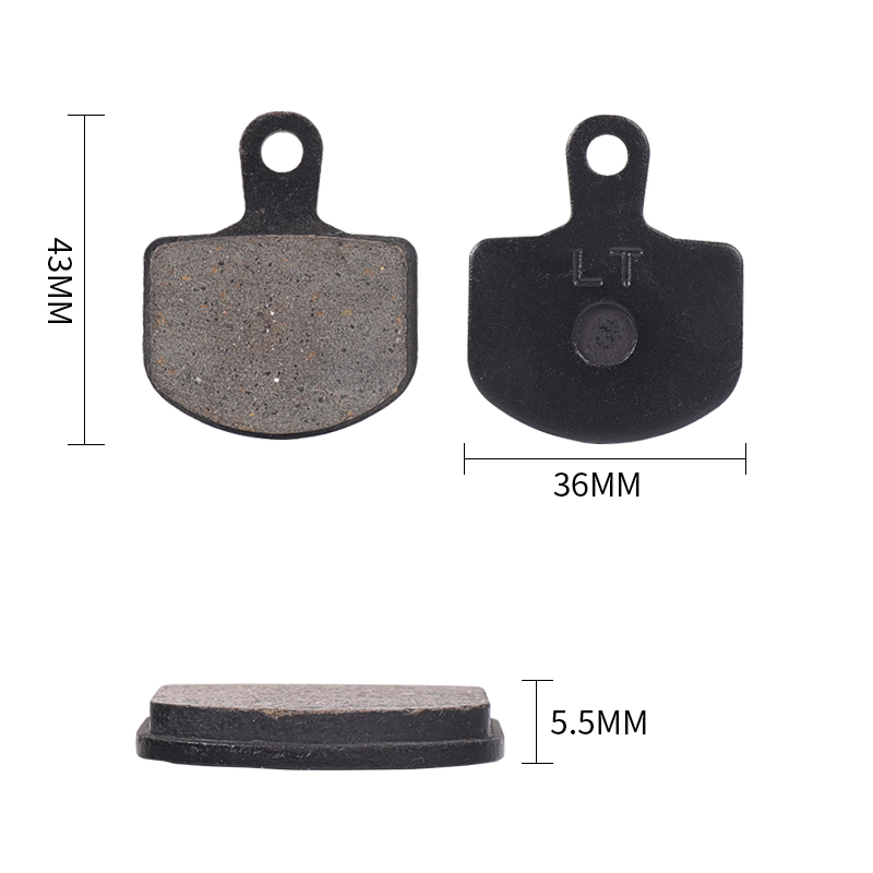 适用电动自行车车刹车片山地来令片碟刹刹车片通用油刹前后油碟摩 - 图1