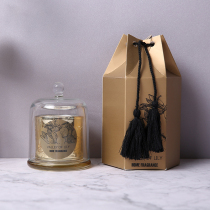 Creative Smoke-free Incense Candle Glass Admiralty Hood Handcrafted Plant Lavender Home Air Deodorising Companion Salubrie