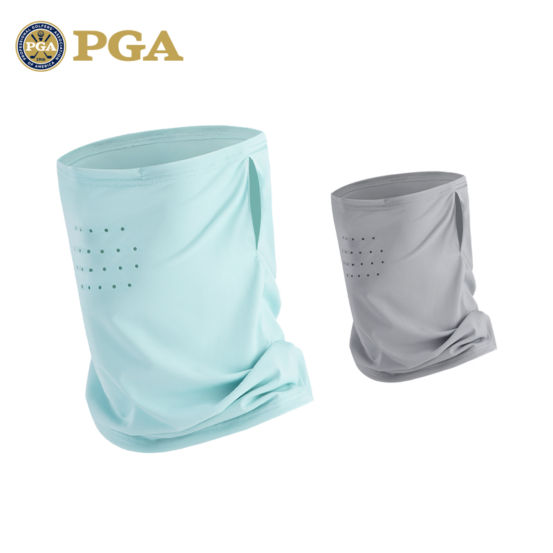 美国PGA高尔夫防晒面罩男女凉感冰丝透气围脖防紫外线防晒脸罩 - 图2