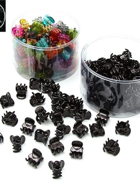 adult mini black small grip hair clips clips headwear