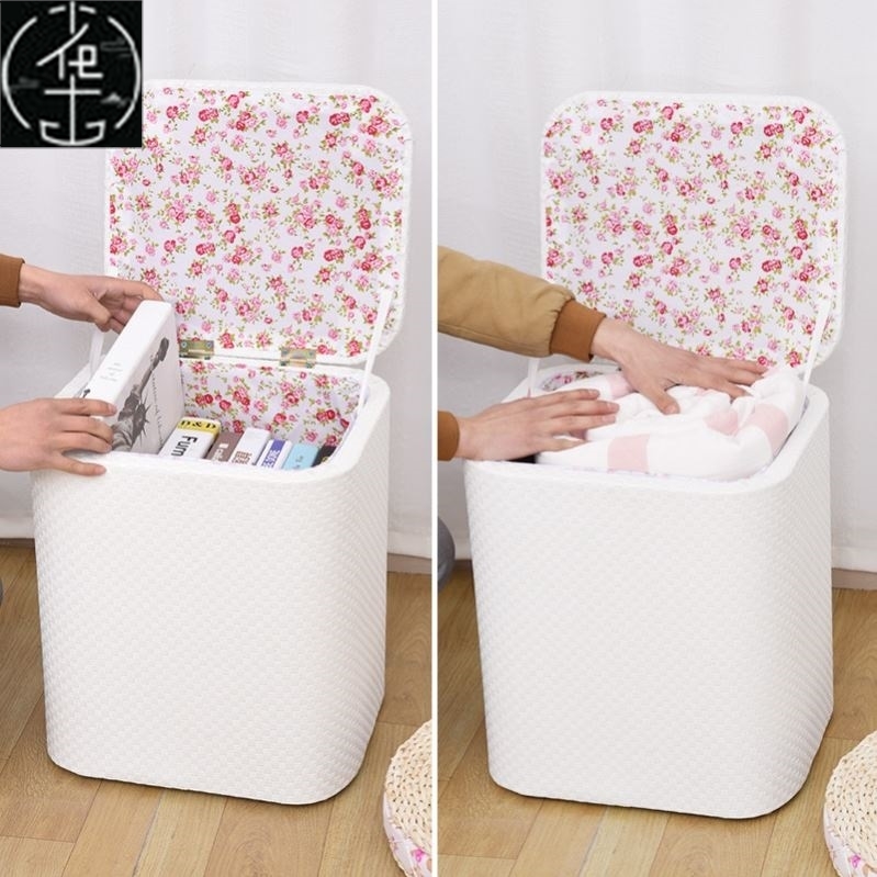 Cloth storage box household large folding toy storage box